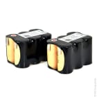 Enix - Lot(s) de 2 Batterie Nicd 12x C 12S1P ST2 14.4V 3Ah T2 (ensemble de 2 batteries)