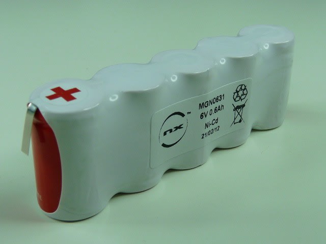 Enix - Pack(s) Batterie Nicd 5x 2/3A VE 5S1P ST1 6V 600mAh HBL