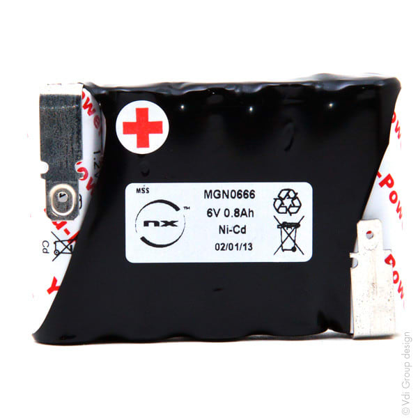 Enix - Pack(s) Batterie eclairage secours 5x AA 5S1P ST1 6V 800mAh Fast