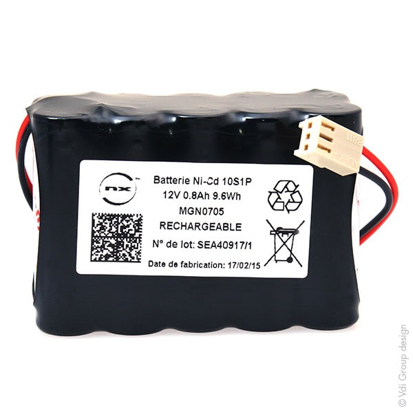 Enix - Pack(s) Batterie Nicd 10x AA 10S1P ST2 12V 800mAh Molex