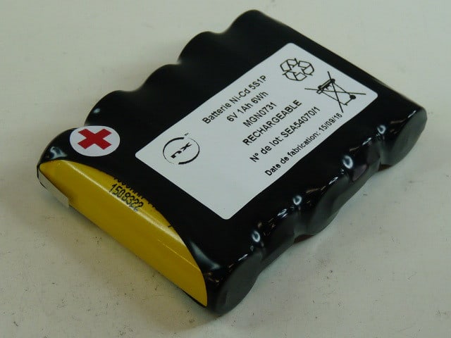 Enix - Pack(s) Batterie Nicd 5x AA 5S1P ST1 6V 1Ah HBL