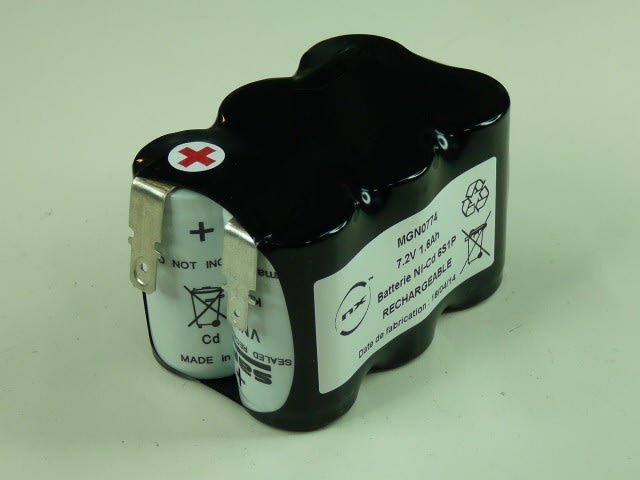 Enix - Pack(s) Batterie Nicd 6x SC VNT 6S1P ST2 7.2V 1600mAh Cosse