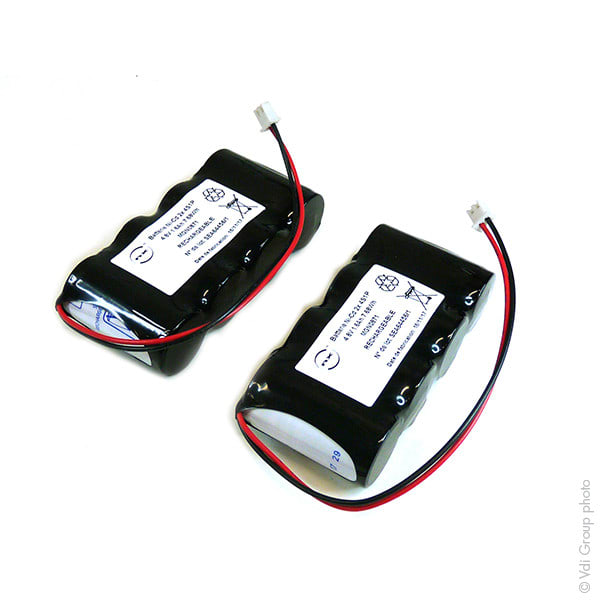Enix - Pack(s) Batterie eclairage secours 2 packs 4x SC VNT 4S1P ST1 4.8V 1.6Ah JST
