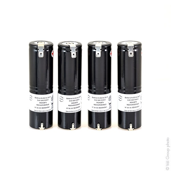 Enix - Pack(s) Batterie eclairage secours 2x D HT 2S1P ST4 T2 2.4V 4Ah FAST