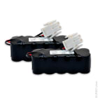 Enix - Batterie(s) Batterie Nicd (2x) 10x 2-3A 10S1P ST2 12V 0.65Ah AMP