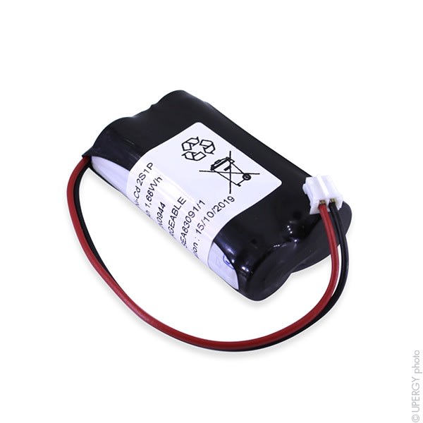 Enix - Pack(s) Batterie eclairage secours 2x AA VST 2S1P ST1 2.4V 800mAh JST