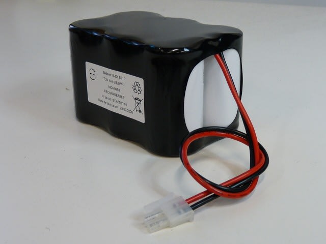 Enix - Pack(s) Batterie Nicd 6x D 6S1P ST2 7.2V 4Ah Molex