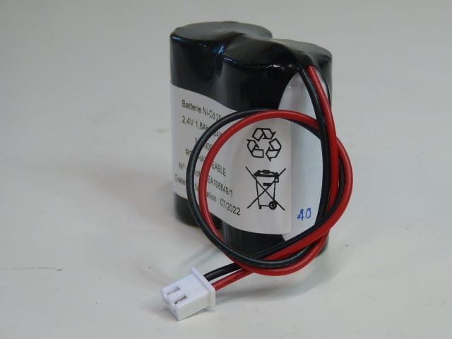 Enix - Pack(s) Batterie eclairage secours 2x SC VNT 2S1P ST1 2.4V 1.6Ah JST