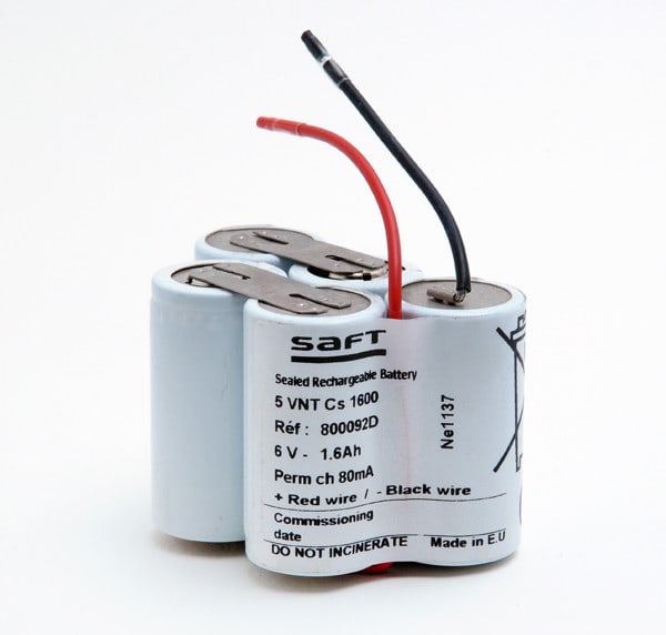Enix - Pack(s) Batterie eclairage secours 5 VT CS+ fils 6V 1.6Ah