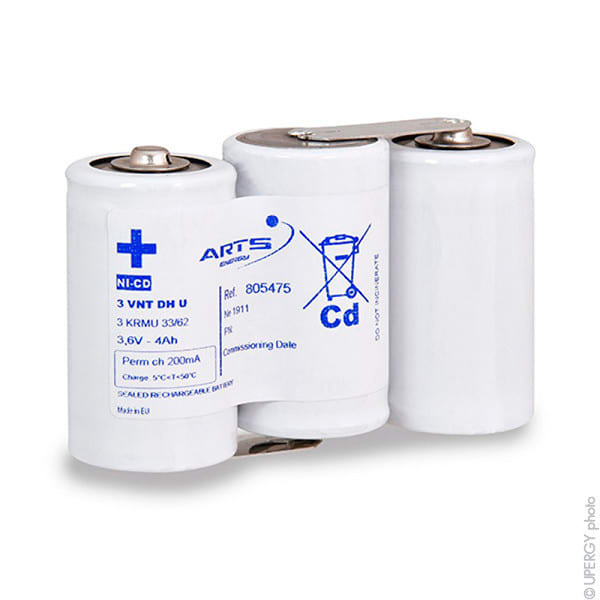 Enix - Pack(s) Batterie eclairage secours 3 VNT DH U ST1 3.6V 4Ah