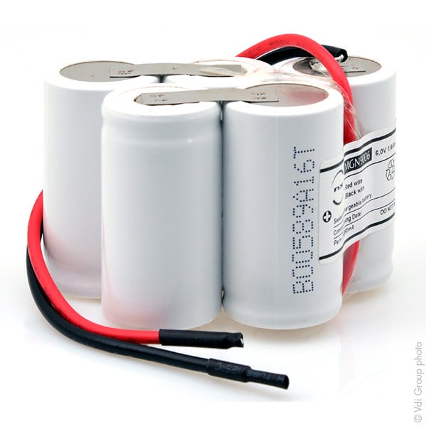Enix - Unite(s) Batterie eclairage secours 5xSC ST7 fils 6V 1.6Ah