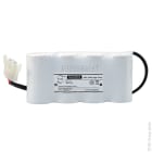 Enix - Unité(s) Batterie eclairage secours 4xD ST1+ Backplate + AMP 4.8V 4Ah