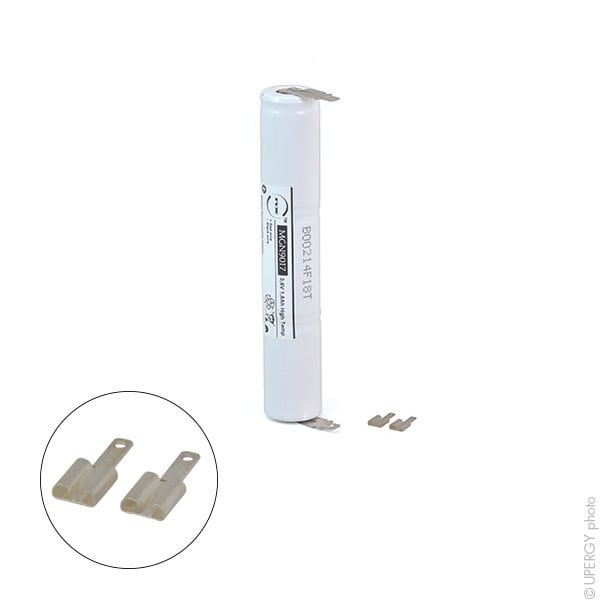 Enix - Unite(s) Batterie eclairage secours 3xSC ST4 Faston 4.8mm (+2.8mm) 3.6V 1.6Ah
