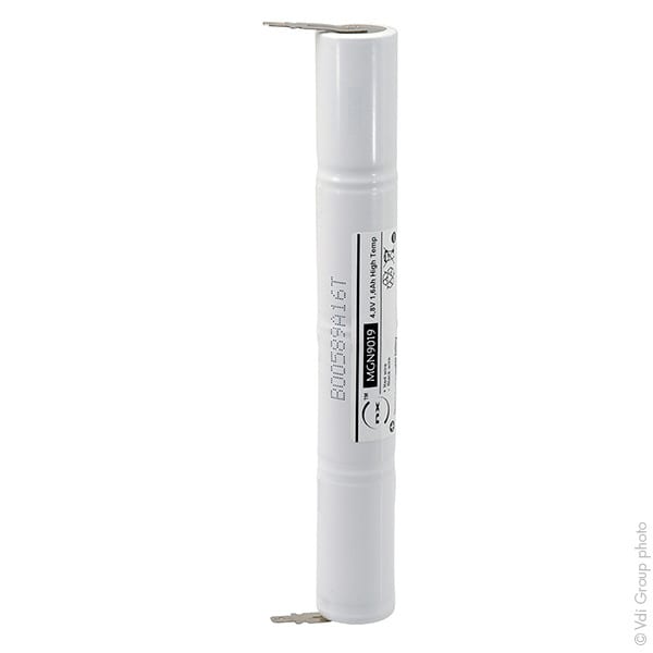 Enix - Unite(s) Batterie eclairage secours 4xSC ST4 Faston 4.8mm (+2.8mm) 4.8V 1.6Ah