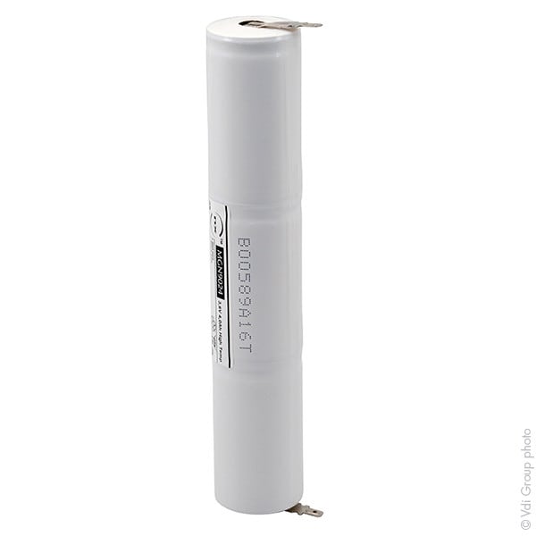 Enix - Unite(s) Batterie eclairage secours 3xD ST4 Faston 4.8mm (+2.8mm) 3.6V 4Ah