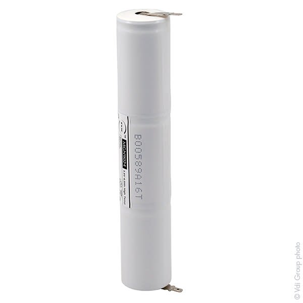 Enix - Unité(s) Batterie eclairage secours 3xD ST4 Faston 4.8mm (+2.8mm) 3.6V 4Ah