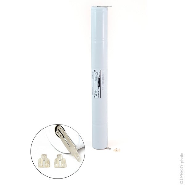 Enix - Unite(s) Batterie eclairage secours 5xD ST4 Faston 4.8mm (+2.8mm) 6V 4Ah