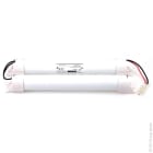 Enix - Unité(s) Batterie eclairage secours 4D+4D ST5 Twin Stick Fils + AMP 9.6V 4Ah