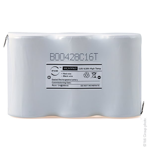 Enix - Unite(s) Batterie eclairage secours 3xD ST1 Faston 4.8mm 3.6V 4Ah