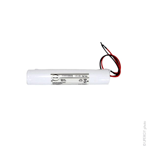 Enix - Unité(s) Batterie eclairage secours 3xD ST4 + Fils 300mm 3.6V 4Ah