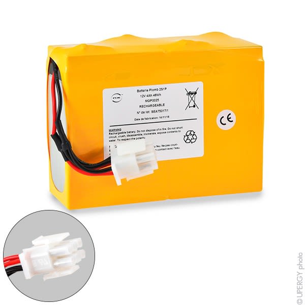 Enix - Pack(s) Batterie médicale rechargeable Philips / HP Codemaster M1758 12V 4Ah AMP
