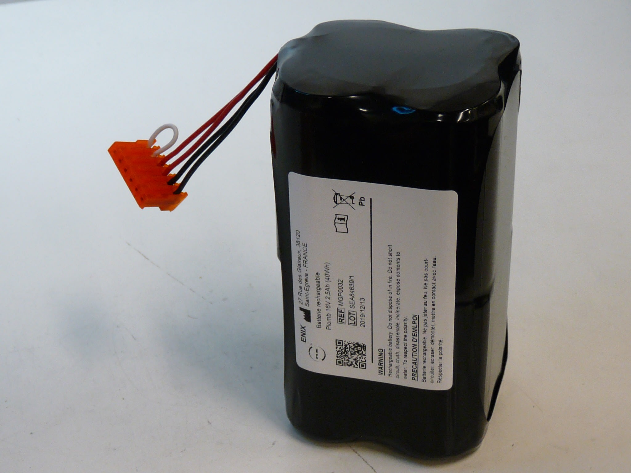 Enix - Pack(s) Batterie médicale rechargeable Physiocontrol lifepak 9 16V 2.5Ah