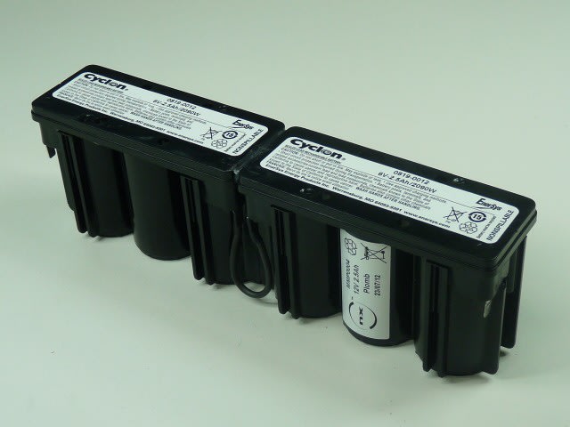 Enix - Accumulateur(s) Batterie cyclon Enersys 0819-0016 Monobloc (D cell) 12V 2.5Ah F4