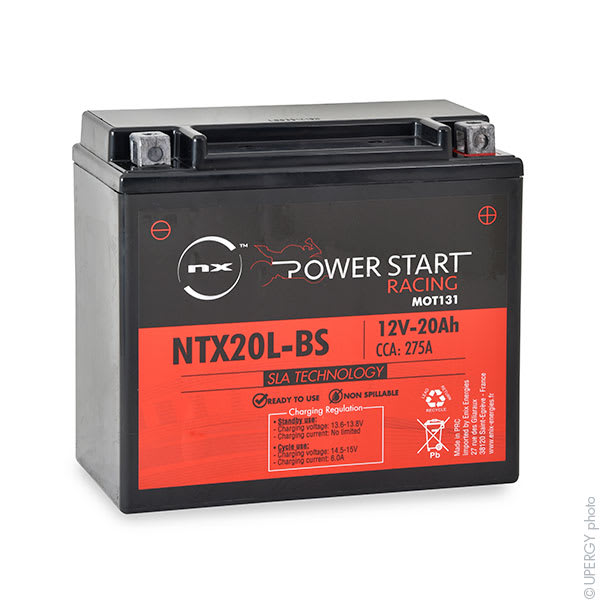 Enix - Batterie(s) Batterie moto YTX20L-BS - NTX20L-BS 12V 20Ah