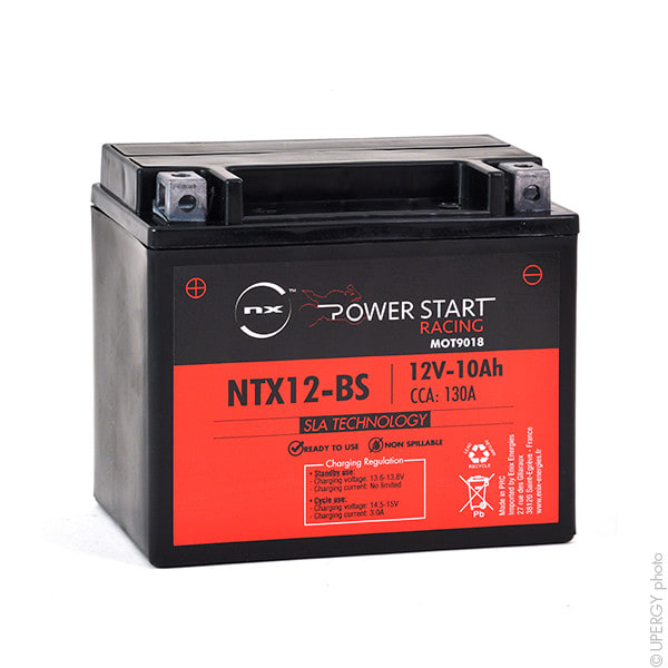 Batterie(s) Batterie moto YTX12-BS - YB12B-B2 - NTX12-BS 12V 10Ah Enix