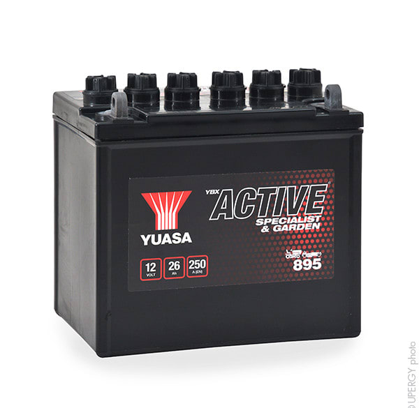 Enix - Batterie(s) Batterie tondeuse Yuasa 12N24-3A - 895 12V 26Ah