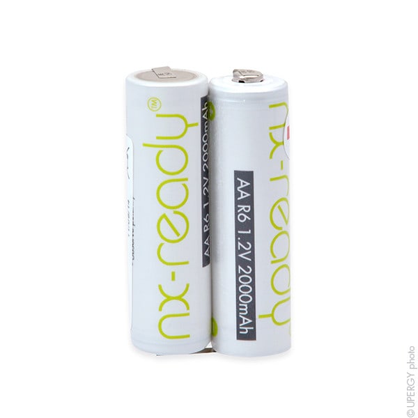 Enix - Pack(s) Batterie Nimh 2x AA NX 2S1P ST1 2.4V 2000mAh T2