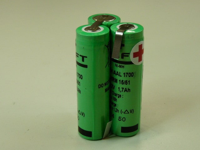 Enix - Pack(s) Batterie Nimh 3x AA 3S1P ST3 3.6V 1.7Ah T2