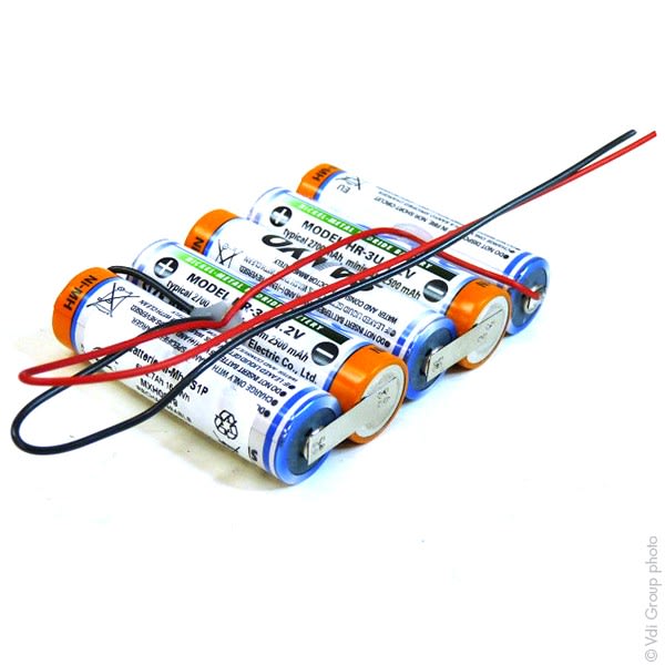 Enix - Pack(s) Batterie Nimh 5x AA 5S1P ST1 6V 2.7Ah FIL