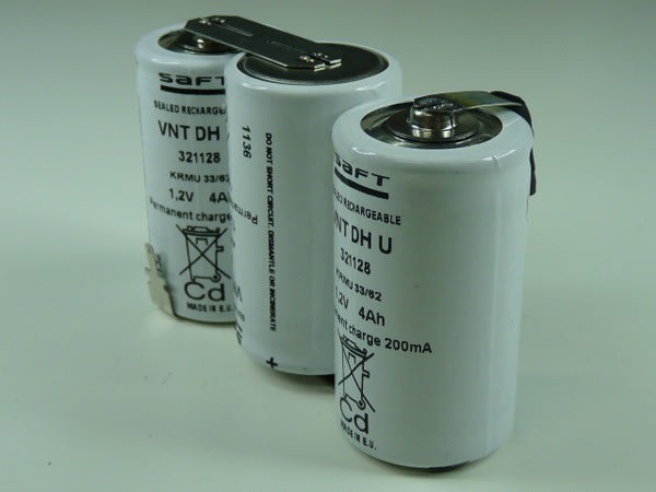 Enix - Pack(s) Batterie eclairage secours 3 VNT D U 3.6V 4.2Ah FAST