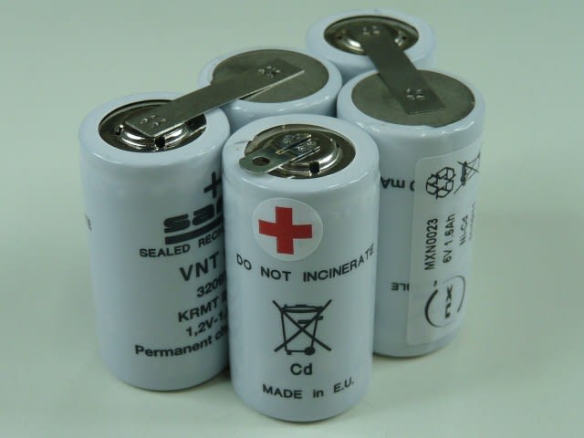 Enix - Batterie(s) Batterie eclairage secours 6V 1.6Ah COSSE