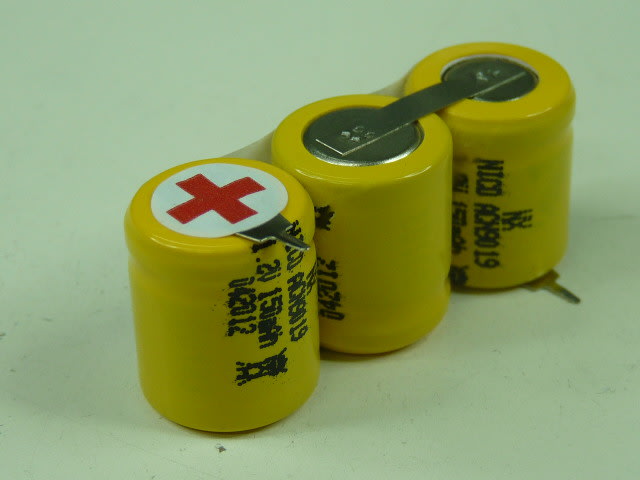 Enix - Pack(s) Batterie Nicd 3x 1-3AA NX 3S1P ST1 3.6V 150mAh P2