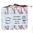 Enix - Pack(s) Batterie eclairage secours 4x AA HT 4S1P ST1 4.8V 800mAh JST