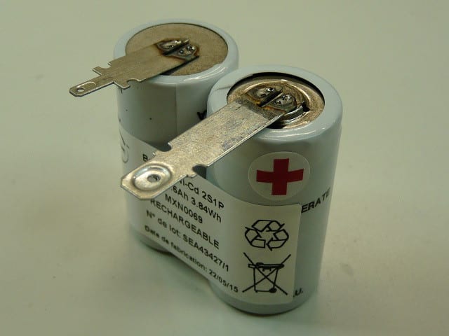 Enix - Pack(s) Batterie eclairage secours 2 x SC 2S1P ST1 T2 2.4V 1.6Ah FAST