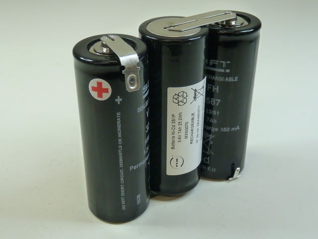 Enix - Batterie(s) Batterie eclairage secours 3x F VT 3S1P ST1 3.6V 7Ah FAST