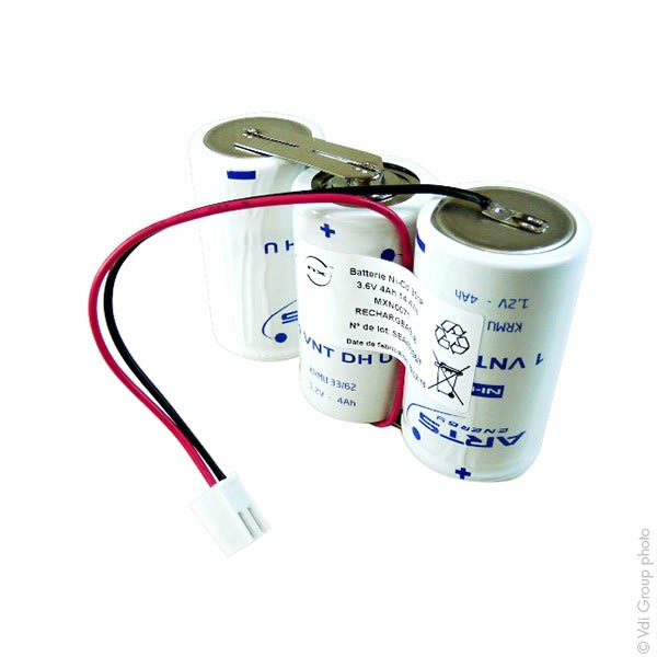 Enix - Batterie(s) Batterie eclairage secours 3x D 3S1P ST1 3.6V 4.2Ah JST
