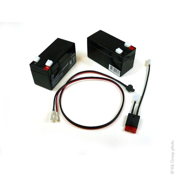 Enix - Pack(s) Batterie portes automatiques NX General Purpose (2x12V) 24V 1.2Ah Molex
