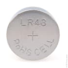 Enix - Blister(s) x 2 Pile bouton alcaline blister LR43 NX - 0% Hg 1.5V 110mAh