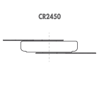 Enix - Pile(s) Pile bouton lithium 1x CR2450N 1S1P 3V 500mAh HBL