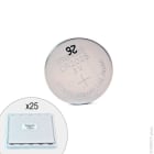 Enix - Plateau(x) de 25 Pile bouton lithium CR2025 MAXELL 3V 170mAh