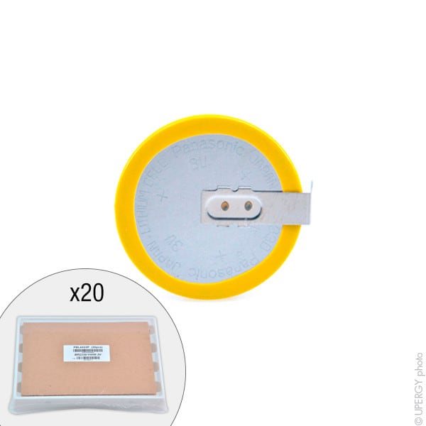 Enix - Plateau(x) de 20 Pile bouton lithium BR2330-1HHN PANASONIC 3V 255mAh