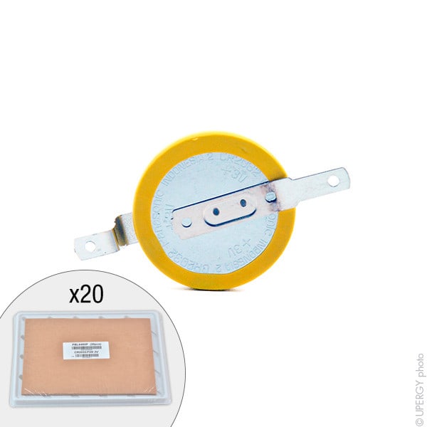 Enix - Plateau(x) de 20 Pile bouton lithium CR2032-F2N PANASONIC 3V 220mAh