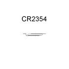 Enix - Pile bouton lithium CR2354-F2N PANASONIC 3V 560mAh