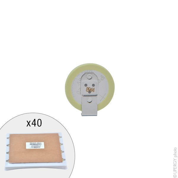 Enix - Plateau(x) de 40 Pile bouton lithium CR1220-HFN PANASONIC 3V 35mAh