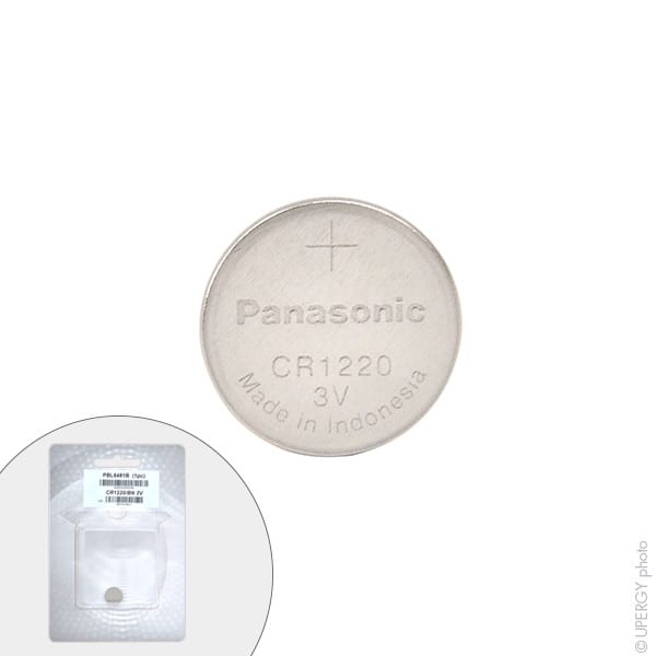 Enix - Blister(s) x 1 Pile bouton lithium blister CR1220-BN PANASONIC 3V 35mAh