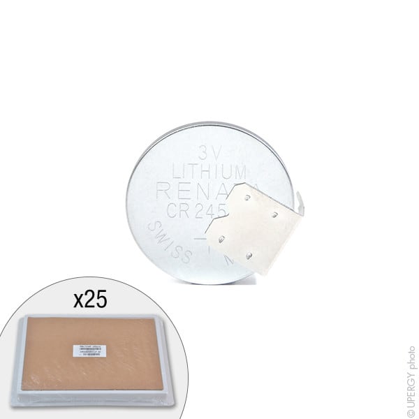 Enix - Plateau(x) de 25 Pile bouton lithium CR2450NRH-LF RENATA 3V 540mAh